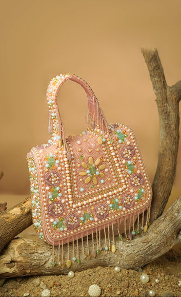 Retro Rivival clutch Pink