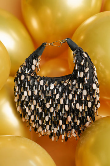 Moonstone Mosaic Hobo Black