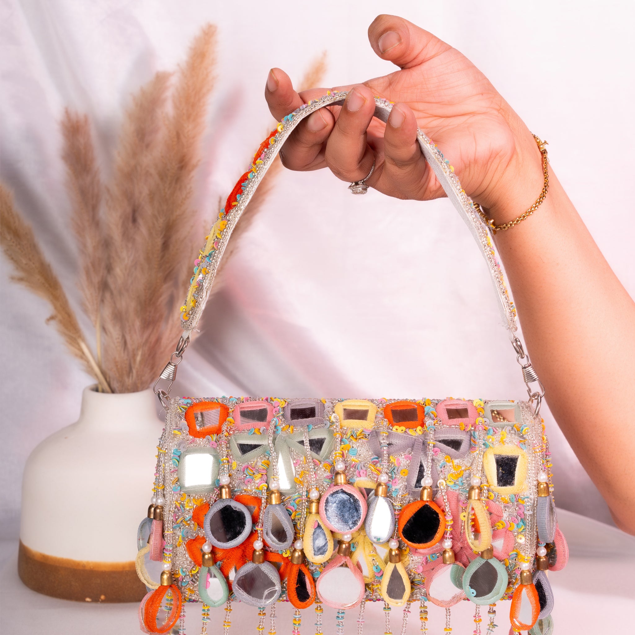 Majestic Mirror clutch
