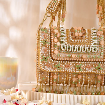 Meenakari Pastel Clutch