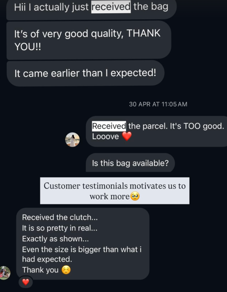 Customer review