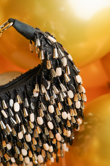 Moonstone Mosaic Hobo Black